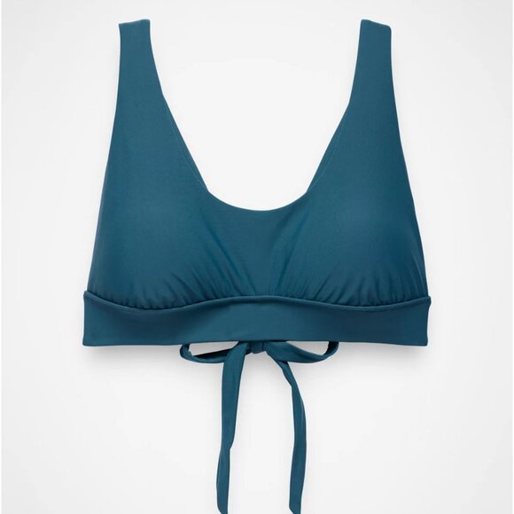 prAna Mallorca Swim Top | Size XL | NWT | Catalina | Lace-Up Back | Sustainable - Picture 3 of 4